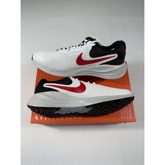 New Nike Shoes Mens Size 11 White Black Revolution 7 Running Sneakers FB2207-102 - Picture 4 of 10